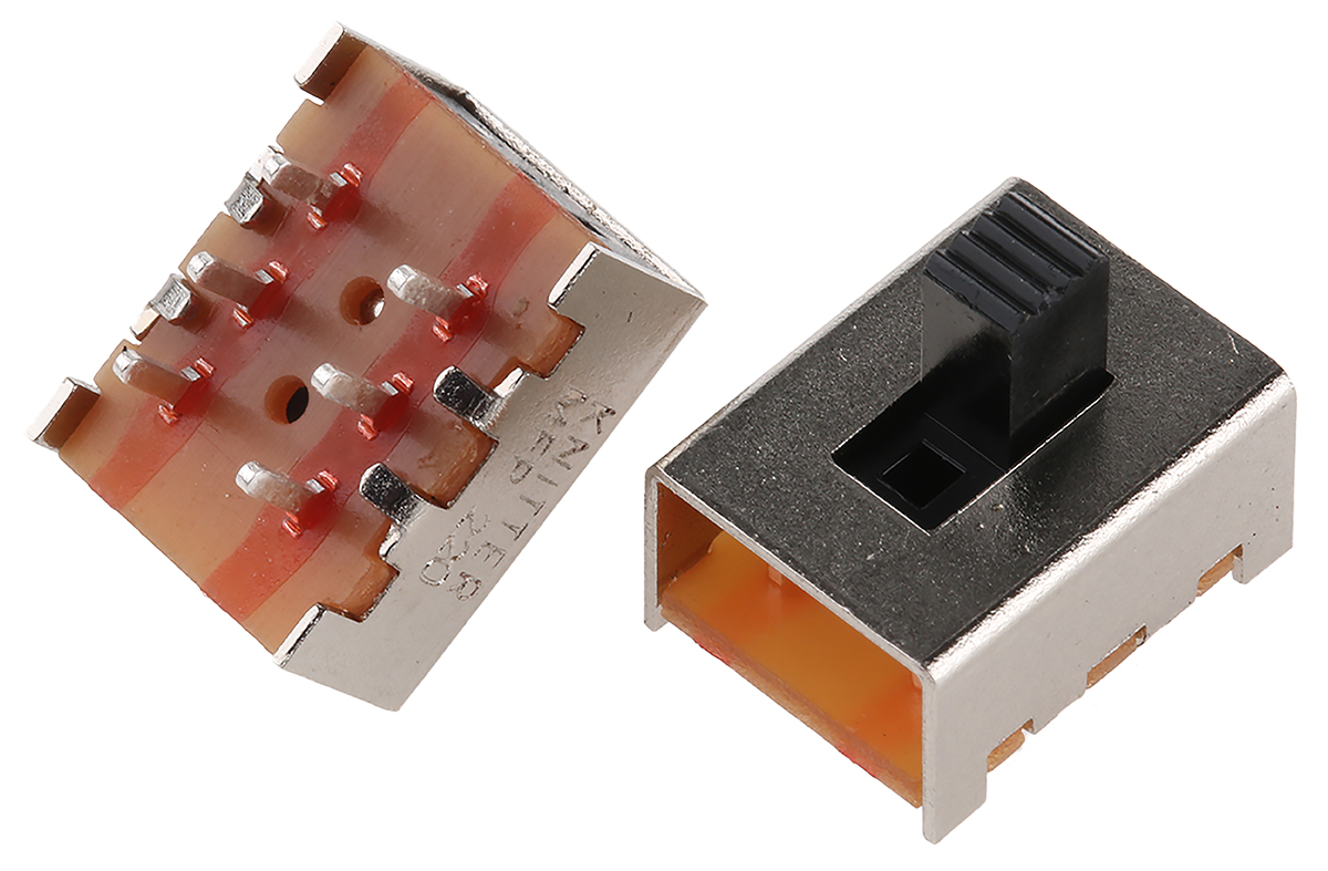 KNITTER-SWITCH PCB Slide Switch DPST 350 mA