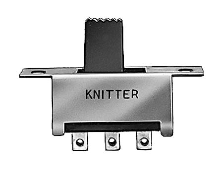 KNITTER-SWITCH Panel Slide Switch SPST Latching 350mA Copper