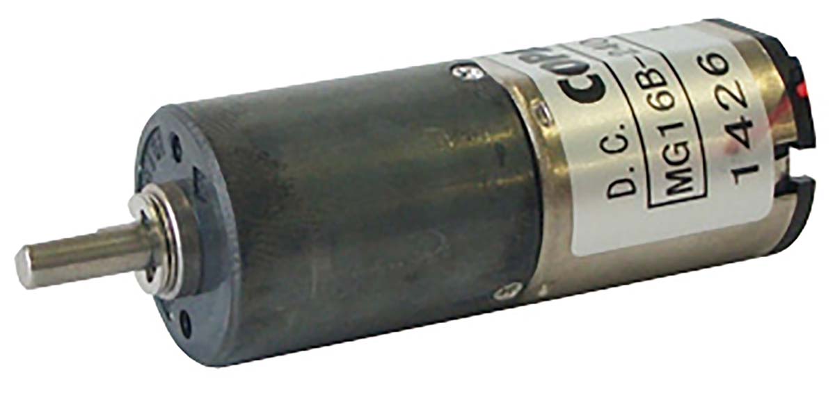 Nidec Components Brushed Geared DC Geared Motor, 6V dc, 0.04 Nm, 160rpm, 3 mm Shaft Diameter