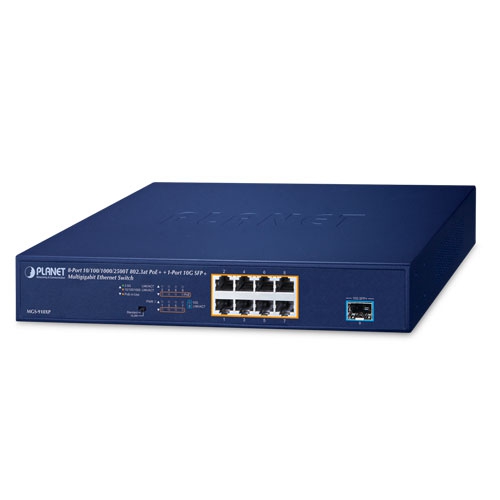 Planet MGS-910XP Unmanaged 8 Port RJ45 Power Over Ethernet