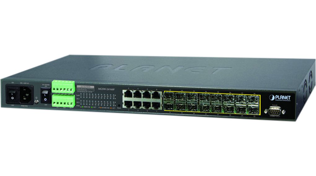 Planet MGSW-24160F Managed 24 Port Ethernet Switch Power Over Ethernet