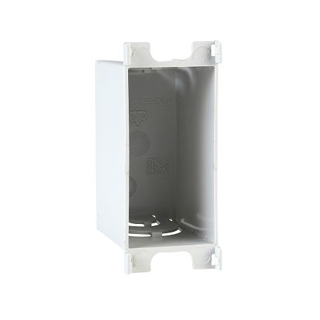 Schneider Electric Unica White White Polyamide 6 Back Box, IP20, Clip Mount, 1 Gangs 35 mm 26.5mm 35 mm