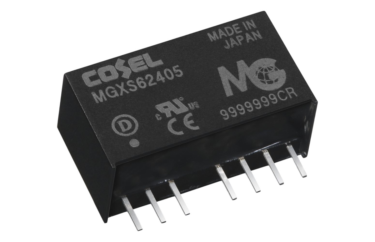Cosel MGXS6 DC/DC Converter, 15V dc/ 400 mA, 24V dc Input, 24V dc Input 6 W, Through Hole, 85 °C Max Temp -40 °C Min