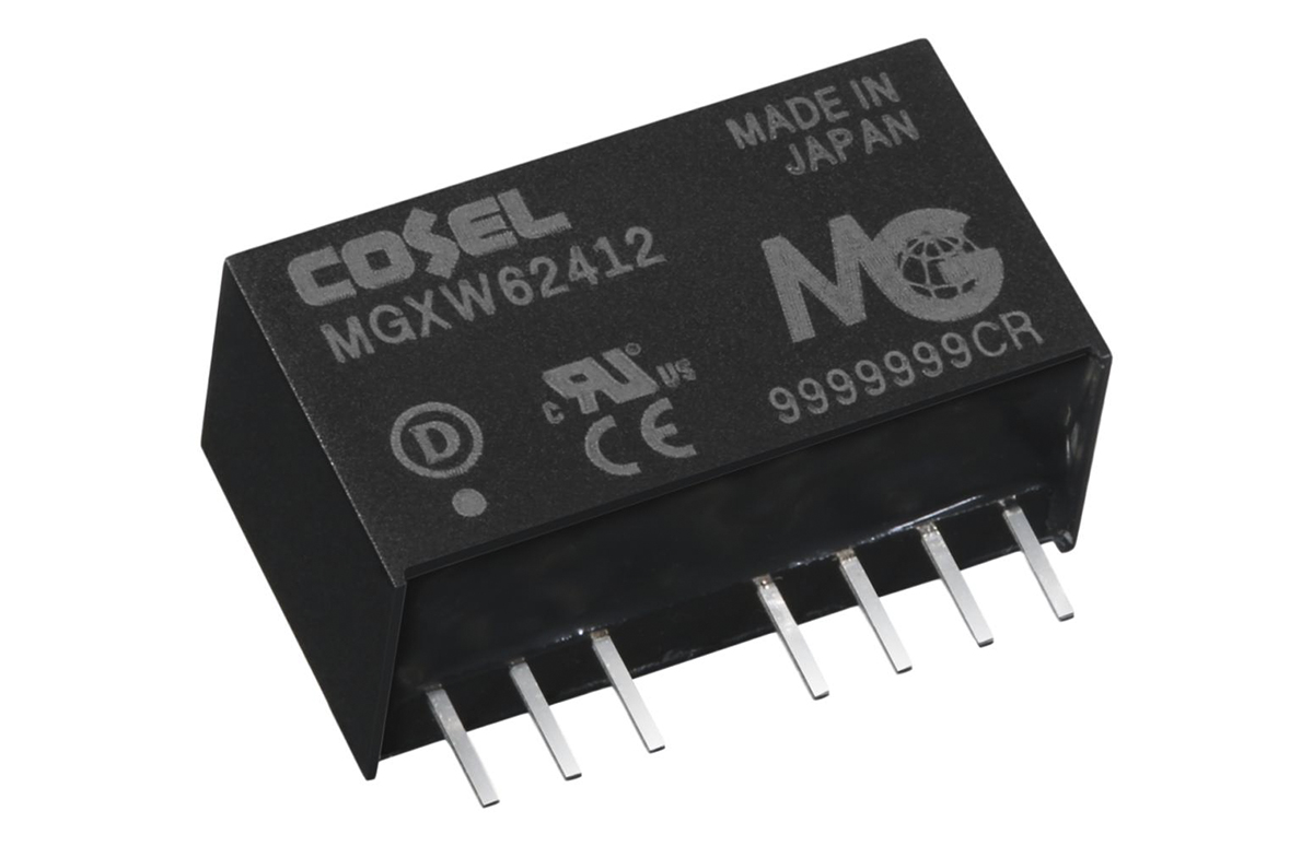 Cosel MGXW6 DC/DC Converter, 15V dc, -15 V dc/ 200 mA, 24V dc Input, 6V Input 6 W, Through Hole, 85 °C Max Temp -40 °C