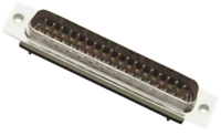 MH Connectors MH105 9 Way Straight 2.77 mm Pitch Cable D-Sub Connector Male/Female