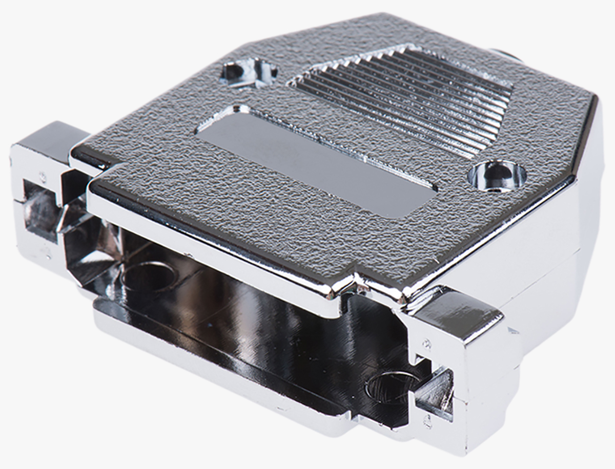 MH Connectors MHCCOV-MP Series ABS Straight D-Sub Backshell, 25 Way Strain Relief