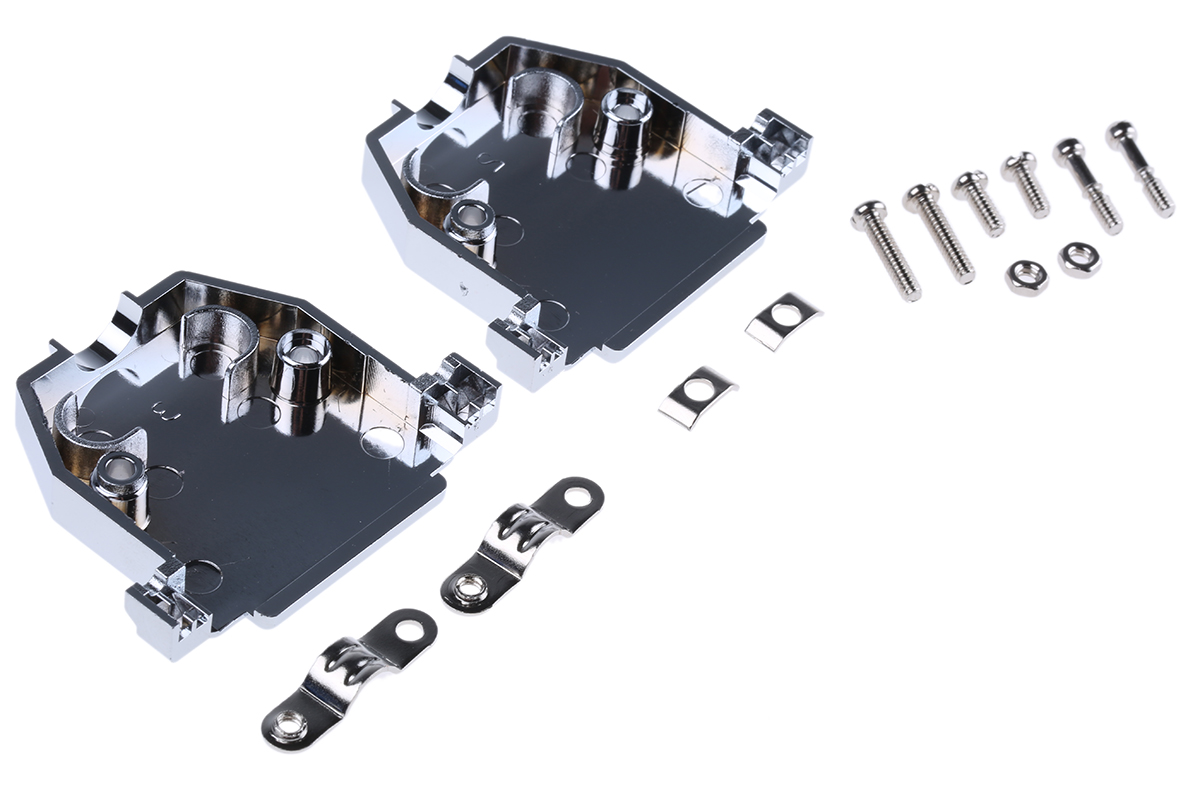 mhccov-25sc-mp MH Connectors MHCCOV-MP Series ABS Straight D-Sub Backshell, 25 Way Strain Relief
