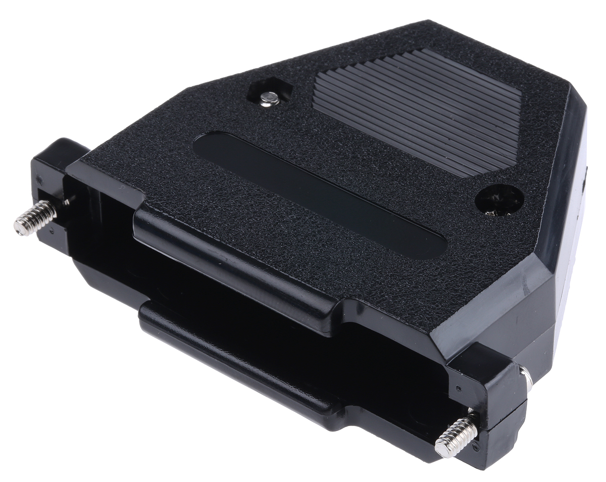 MH Connectors MHCCOV Series ABS Straight D-Sub Backshell, 37 Way Strain Relief