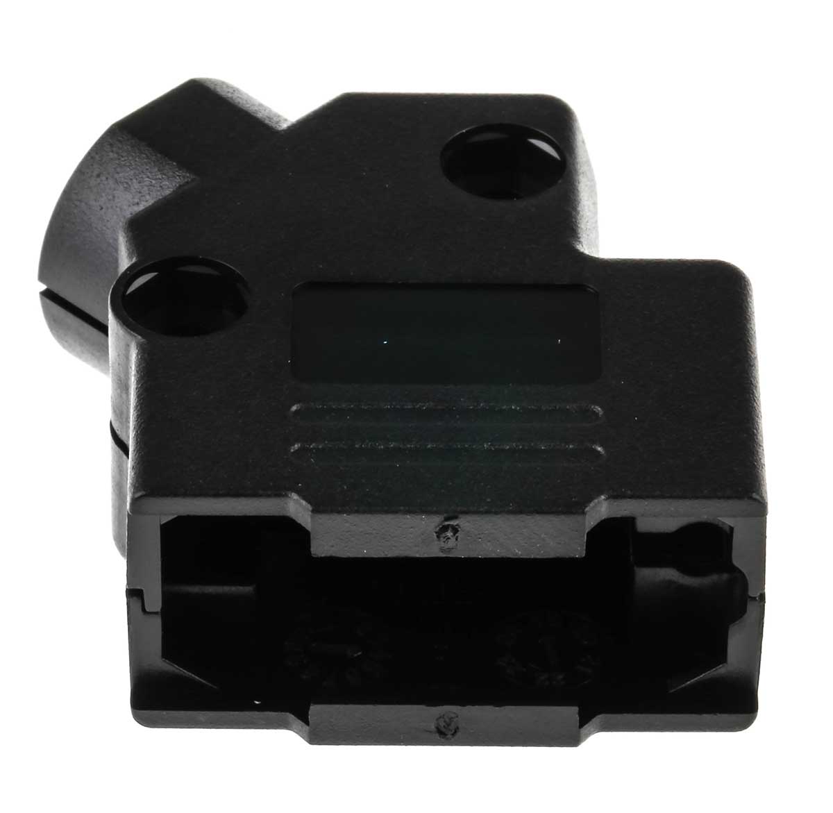 mhd45ppk9-k MH Connectors MHD45PPK Series ABS Angled D-Sub Backshell, 9 Way Strain Relief