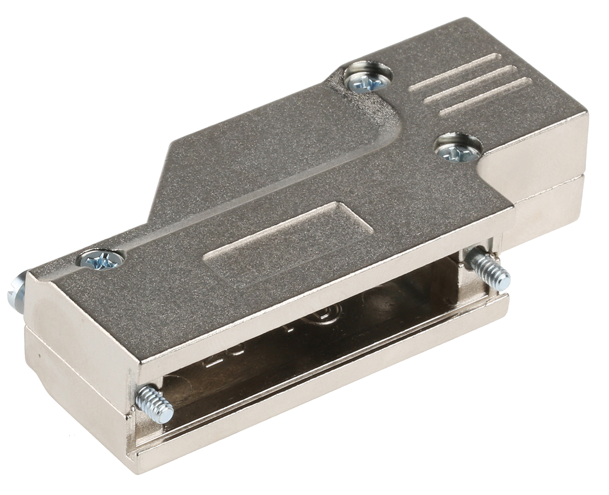 MH Connectors MHDCMR Series Zinc Right Angle D-Sub Backshell, 25 Way Strain Relief