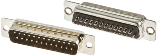 MH Connectors MHDM 37 Way Straight 2.77 mm Pitch Cable D-Sub Connector