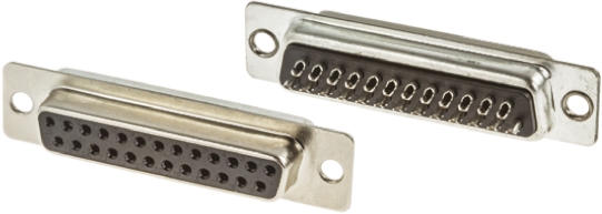 MH Connectors MHDM 37 Way Straight 2.77 mm Pitch Cable D-Sub Connector