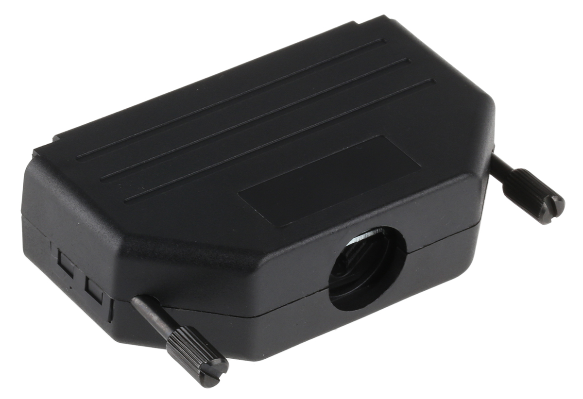mhdppk50-k MH Connectors MHDPPK-SLIM Series Polyamide Straight D-Sub Backshell, 50 Way Strain Relief