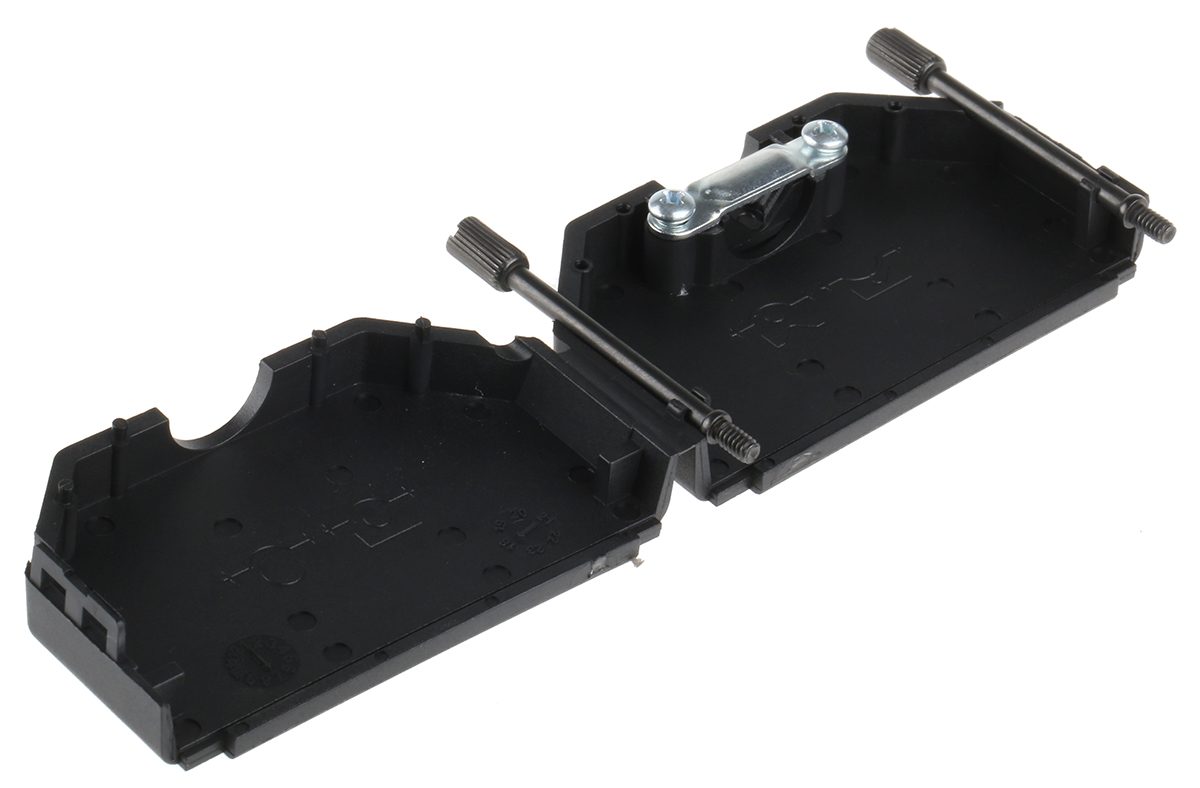 mhdppk50-k MH Connectors MHDPPK-SLIM Series Polyamide Straight D-Sub Backshell, 50 Way Strain Relief