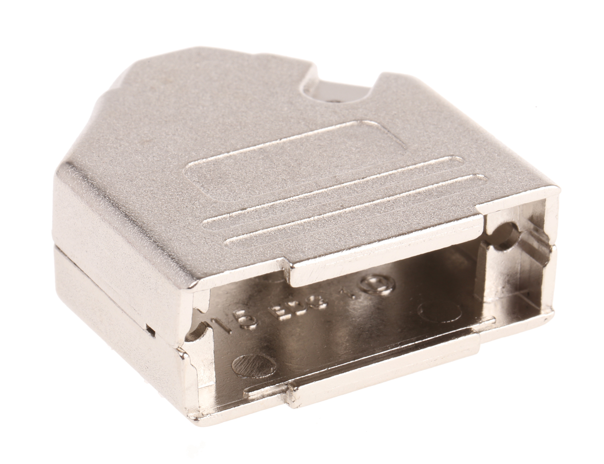 mhdtzk15-ra-k MH Connectors MHDTZK-RA Series Zinc Straight D-Sub Backshell, 15 Way Strain Relief