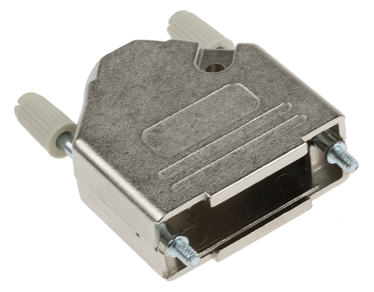 mhdtzk15-ra-pc-k MH Connectors MHDTZK-RA Series Zinc Straight D-Sub Backshell, 15 Way Strain Relief