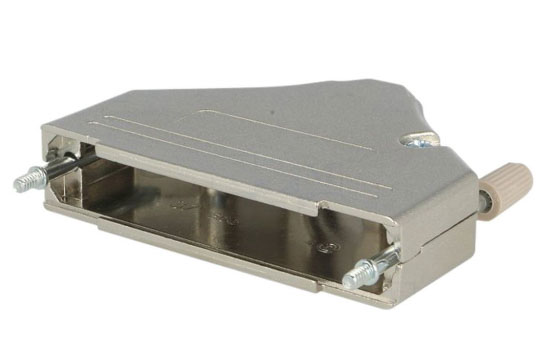 mhdtzk37-k MH Connectors MHDTZK Series Zinc Straight D-Sub Backshell, 37 Way Strain Relief