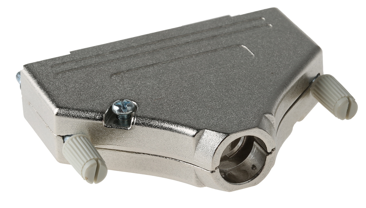 MH Connectors MHDTZK-RA Series Zinc Straight D-Sub Backshell, 37 Way Strain Relief