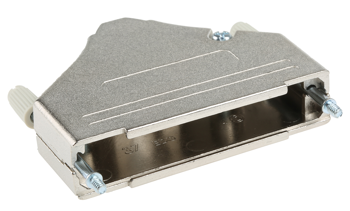 mhdtzk37-ra-pc-k MH Connectors MHDTZK-RA Series Zinc Straight D-Sub Backshell, 37 Way Strain Relief