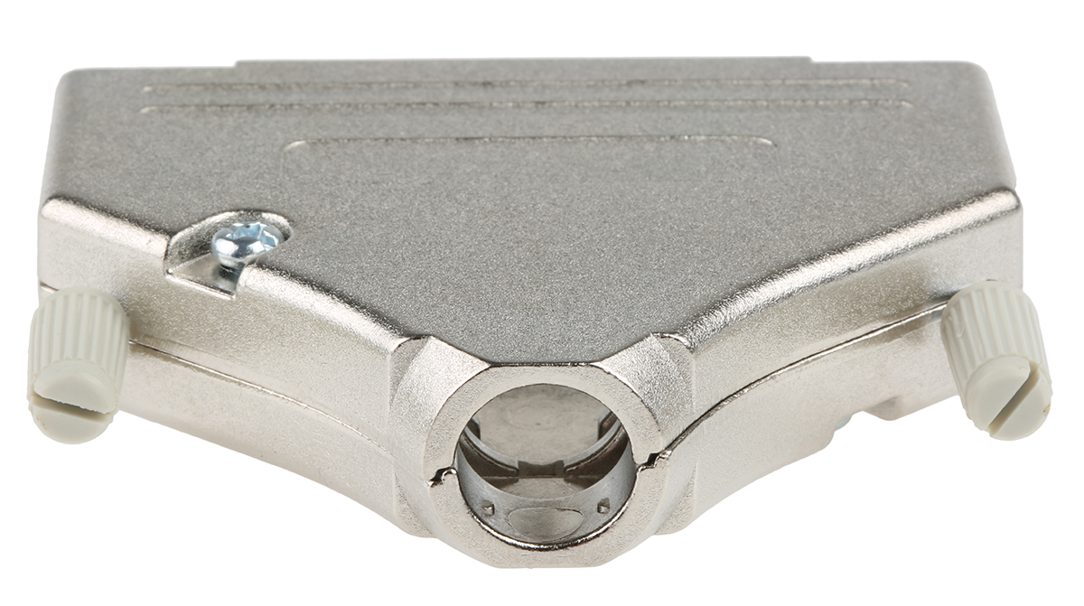 mhdtzk37-ra-pc-k MH Connectors MHDTZK-RA Series Zinc Straight D-Sub Backshell, 37 Way Strain Relief