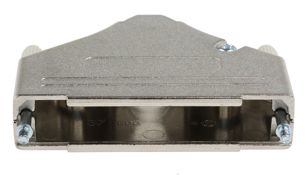 mhdtzk37-ra-pc-k MH Connectors MHDTZK-RA Series Zinc Straight D-Sub Backshell, 37 Way Strain Relief