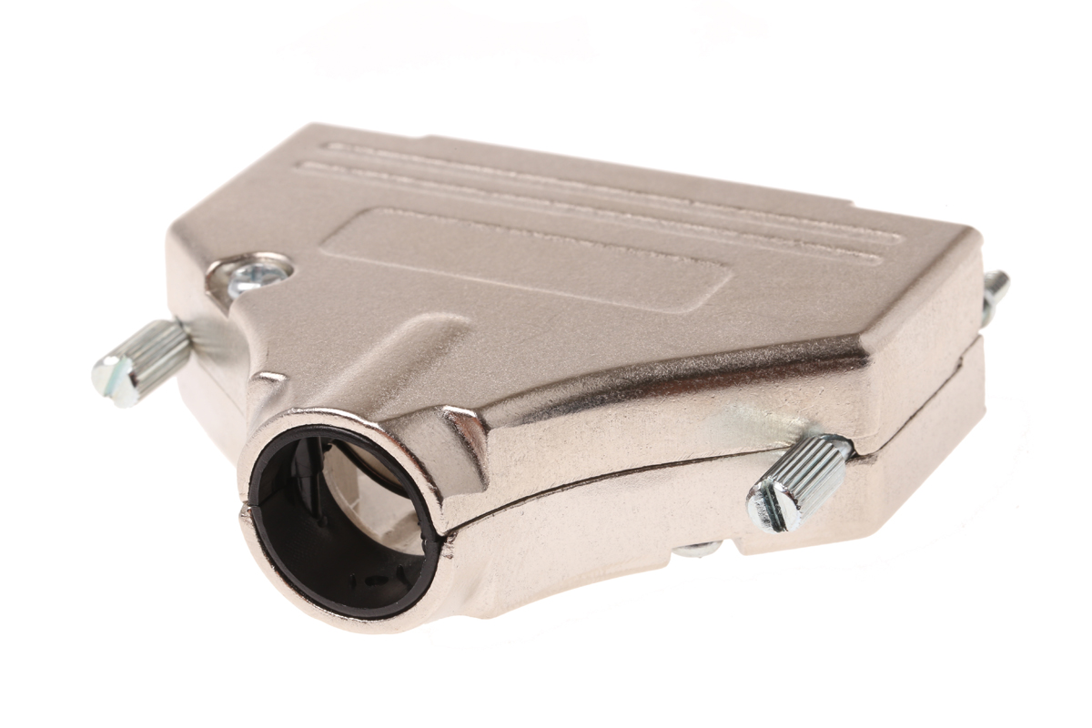 mhdtzk50-rs-k MH Connectors MHDTZK Series Zinc Straight D-Sub Backshell, 50 Way Strain Relief