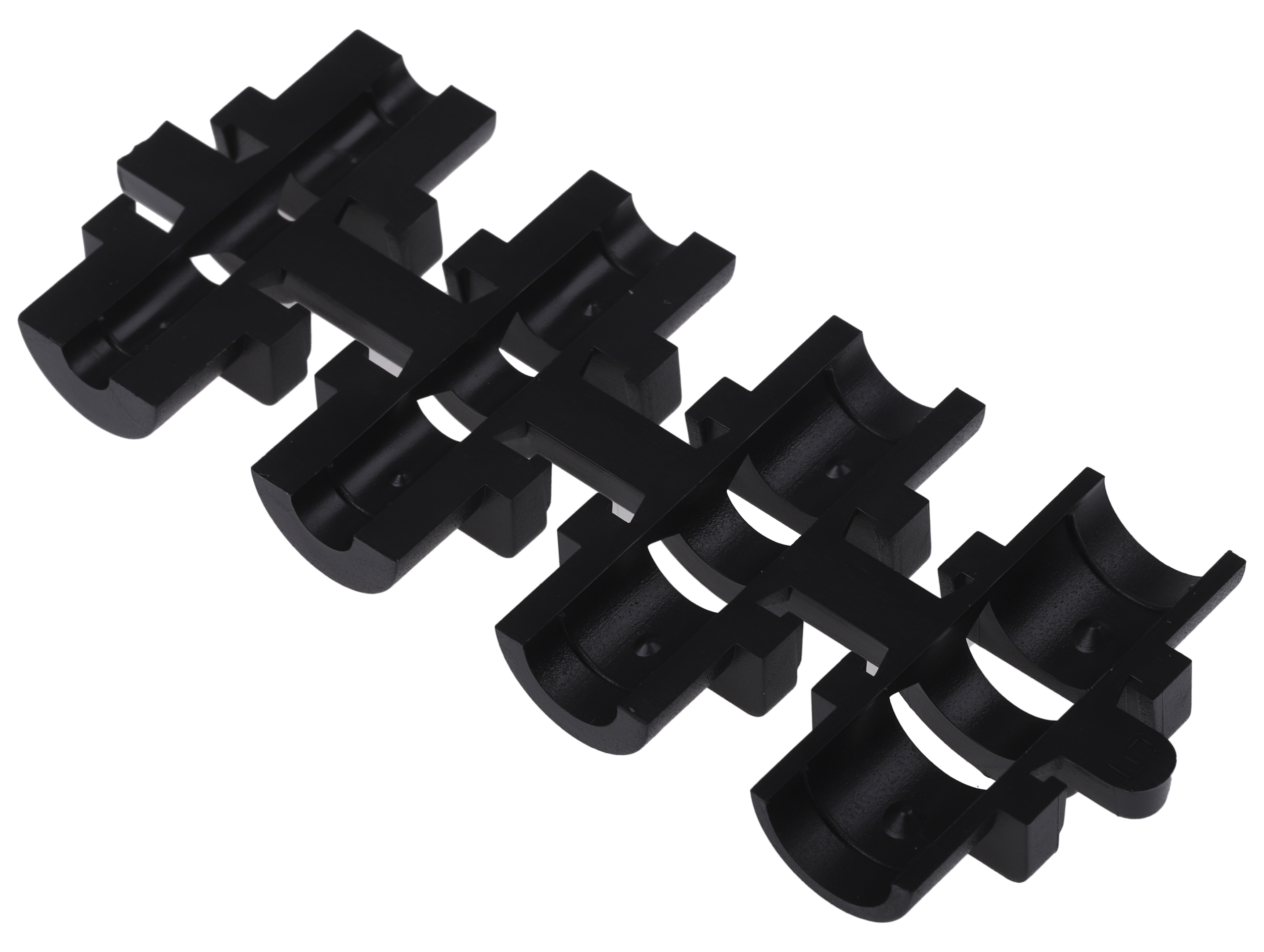 mhdtzk9-k MH Connectors MHDTZK Series Zinc Straight D-Sub Backshell, 9 Way Strain Relief