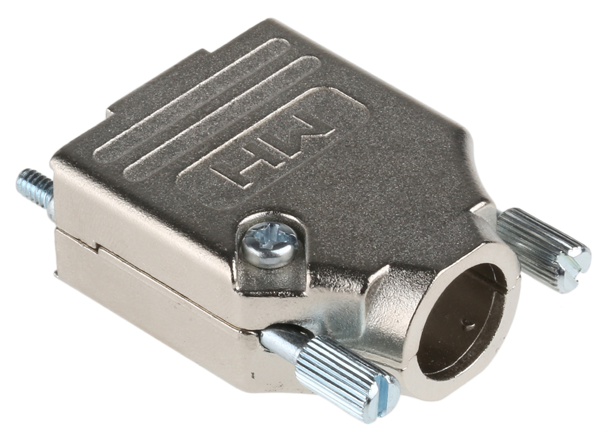 mhdtzk9-ra-k MH Connectors MHDTZK-RA Series Zinc Straight D-Sub Backshell, 9 Way Strain Relief