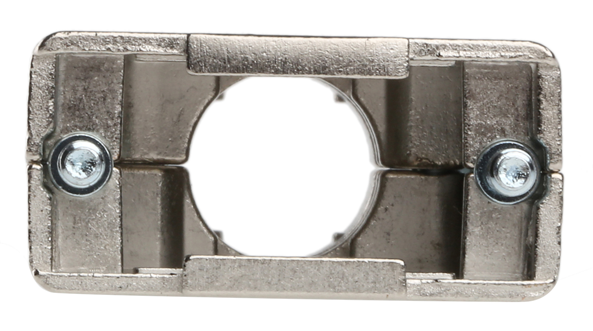 mhdtzk9-ra-k MH Connectors MHDTZK-RA Series Zinc Straight D-Sub Backshell, 9 Way Strain Relief
