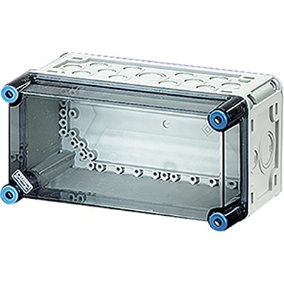 HENSEL Mi Series Grey Polycarbonate Junction Box, IP66, 150 mm, 275mm 125 mm
