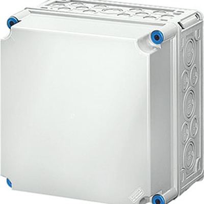 HENSEL Mi Series Grey Polycarbonate Junction Box, IP66, 195 mm, 275mm 275 mm