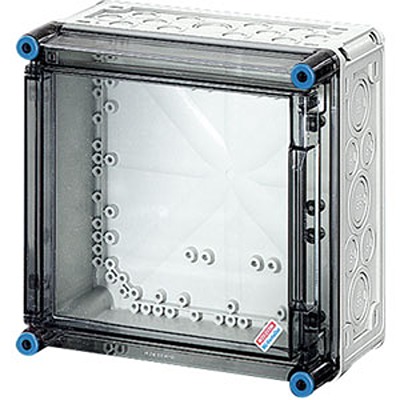 HENSEL Mi Series Grey Polycarbonate Junction Box, IP65, 119 mm, 275mm 275 mm