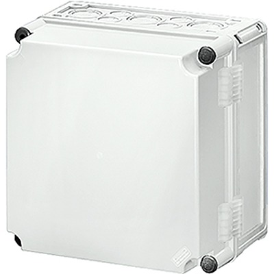 HENSEL Mi Series Grey Polycarbonate Junction Box, IP66, 195 mm, 275mm 275 mm