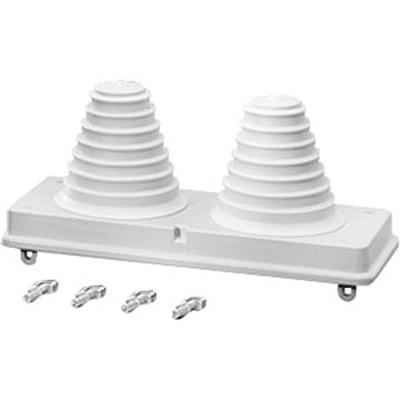 HENSEL Mi Series Flange for Use with Fixing Wedges and Seal 44 mm x 300 mm