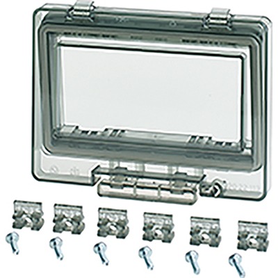 HENSEL Mi Series Stainless Steel Hinged Flap for Use with Box Wall 104 mm x 104 mm x 141mm