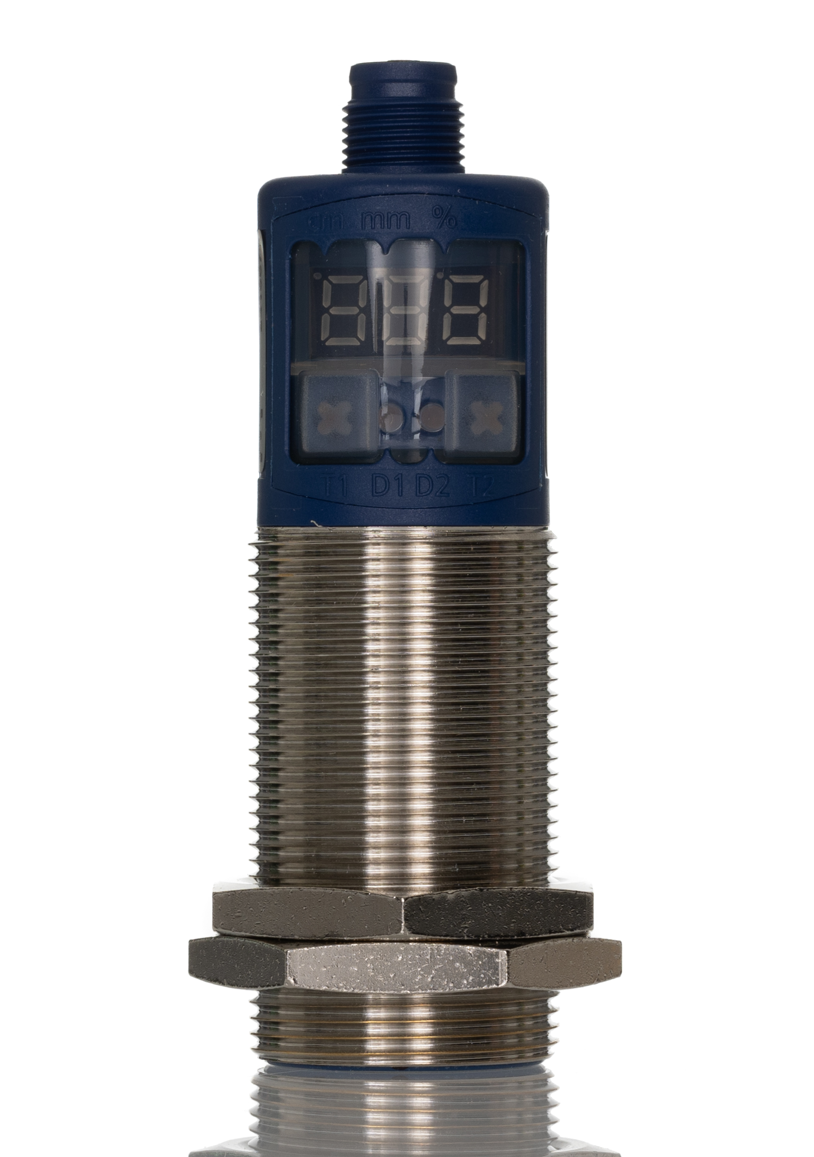 Microsonic mic+130/IU/TC Threaded Barrel Ultrasonic Proximity Sensor, M30 Analogue MIC 30V 2 m 240 V ac 30 V dc