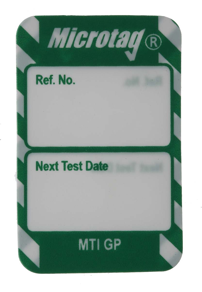 Brady White on Green Safety Inspection Tag, English Language, 20 Per Pack per Pack