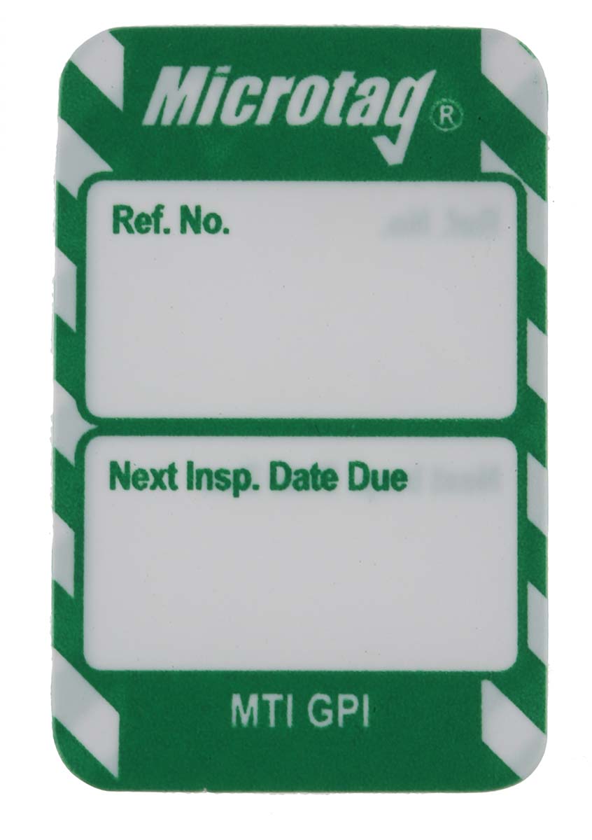 Brady White on Green Safety Inspection Tag, English Language, 20 Per Pack per Pack