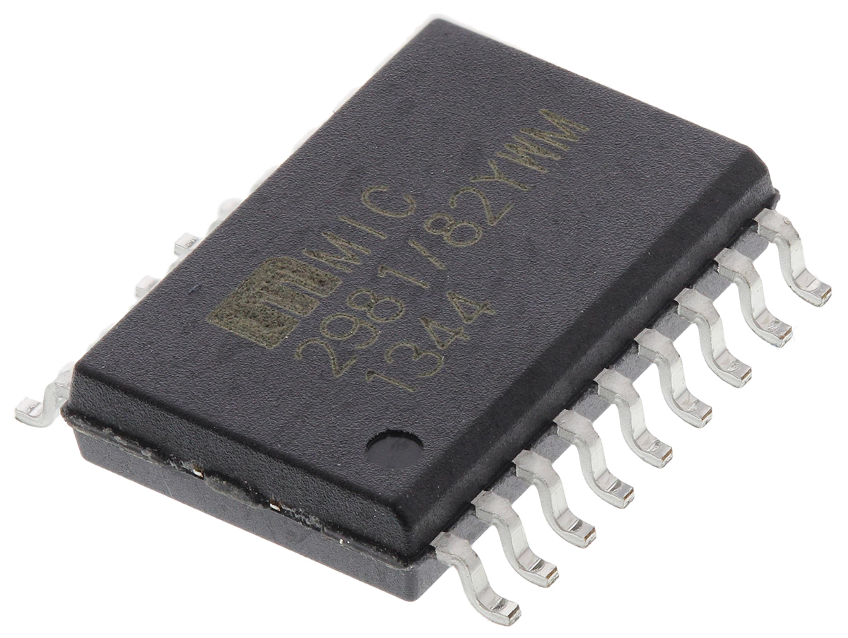 Microchip MIC2981/82YWM LED Driver IC, 5/50 V 500 mA 18-Pin SOP