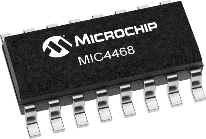 Microchip MIC4468YWM-TR Low Side Gate Driver 1, 3 A 16-Pin 18 V, WM (16-Pin Wide SOIC)