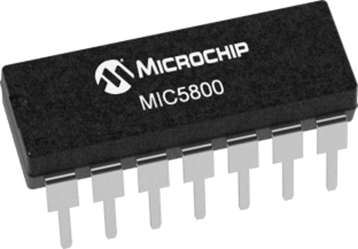 Microchip MIC5800YM 4-Bit 4 Bit Latched Driver, Transparent, Open Collector, 14-Pin SOIC