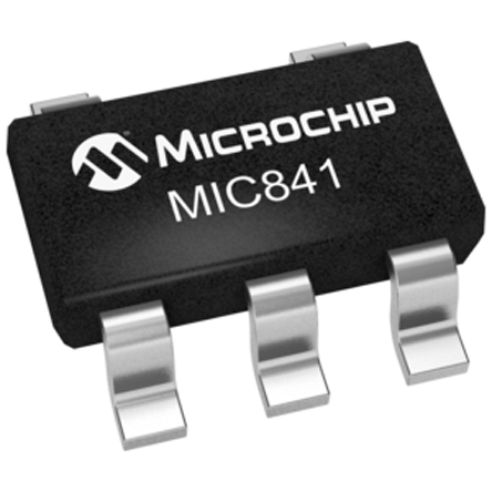 MIC841HYC5-TR Microchip 2-Channel Comparator Open Drain, Push Pull O/P, 12 μs 5.5 V 1.5 V 5-Pin SC-70