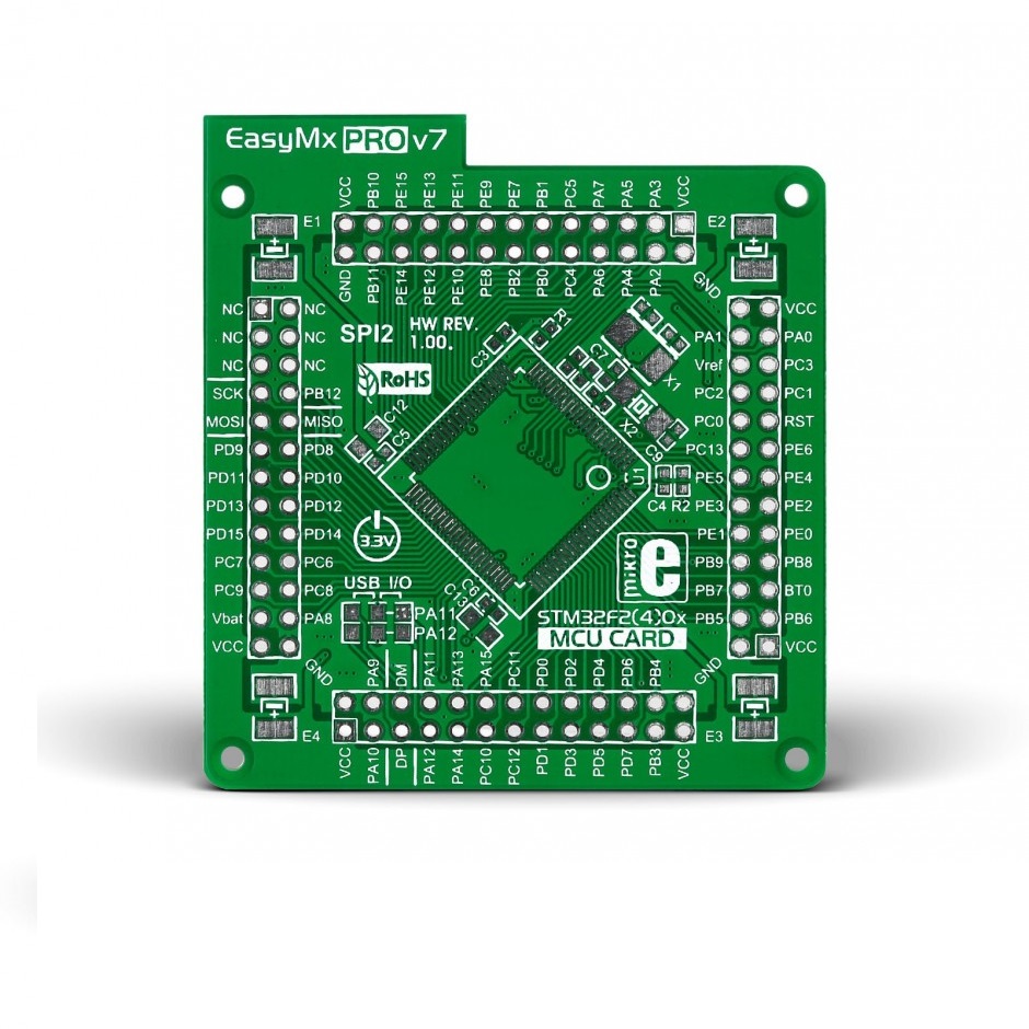 Brand-Rex MCUcard HP 100pin TQFP MCU MCU Card MIKROE-1108