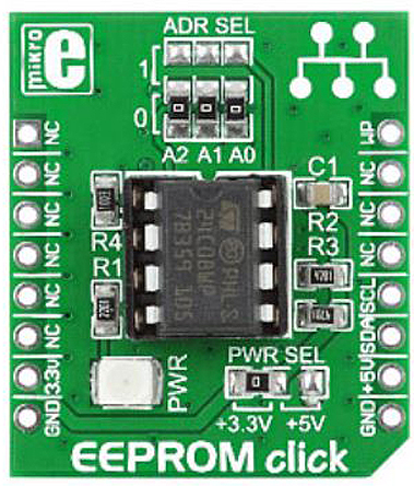 MikroElektronika MIKROE-1200 EEPROM Click, EEPROM Add On Board for MikroBus