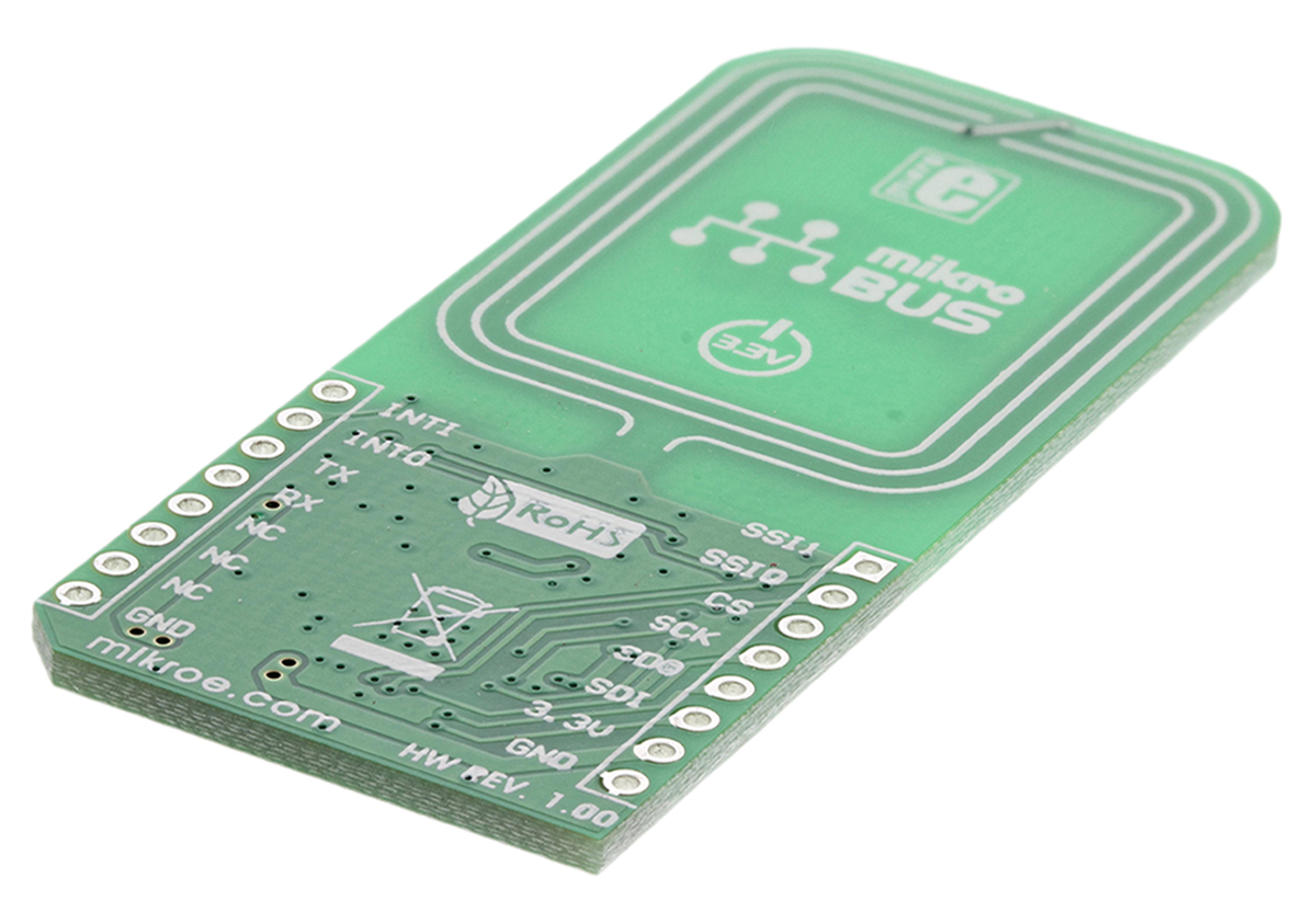 mikroe-1434 MikroElektronika RFid Click CR95HF RFID MikroBus Click Board for CR95HF 13.56 MHz MIKROE-1434