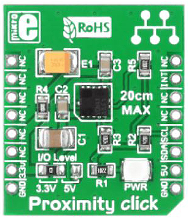 MikroElektronika Proximity Click Motion Sensor Add On Board MikroBus