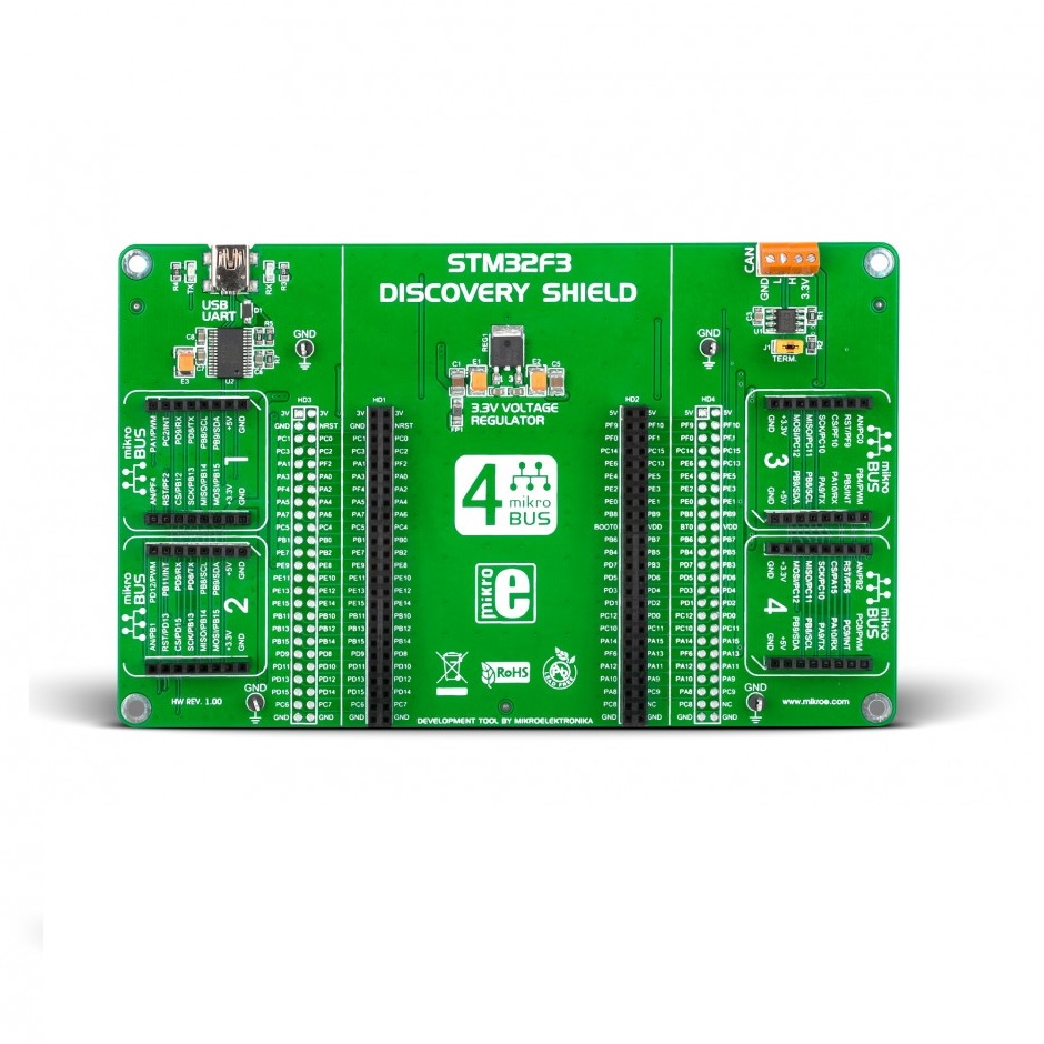 Brand-Rex STM32F3 Discovery Shield USB Shield MIKROE-1447