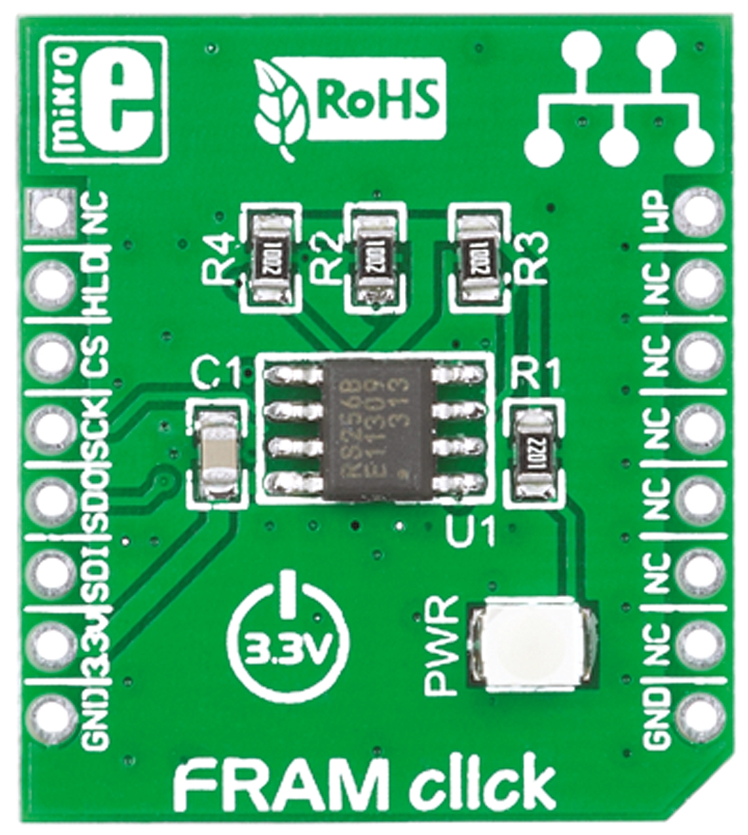 MikroElektronika MIKROE-1486 FRAM Click, FeRAM Shield for microSDK