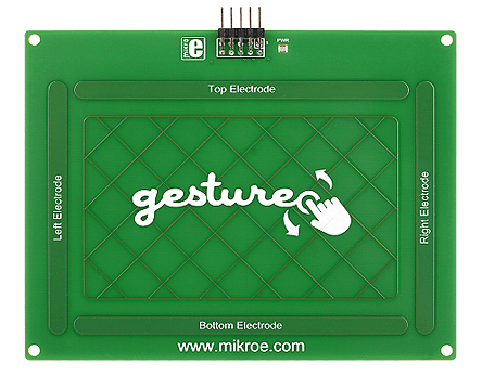 MikroElektronika Development Kit Gesture Tracking MikroBus Click Board for PCM5122 DAC