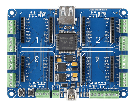 MikroElektronika Quail Board MCU Development Board MIKROE-1793